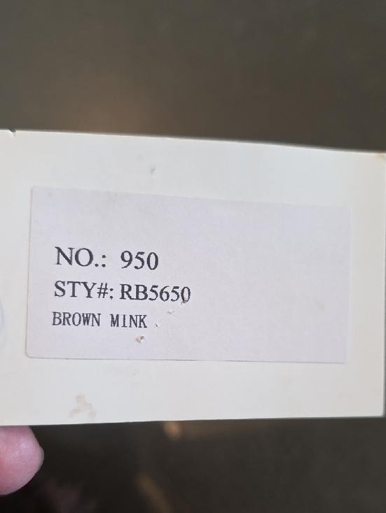 Brown Mink and Snake-Texture Evening Bag with Rhinestone Buckle & Kiss Closure - Picture 12 of 16